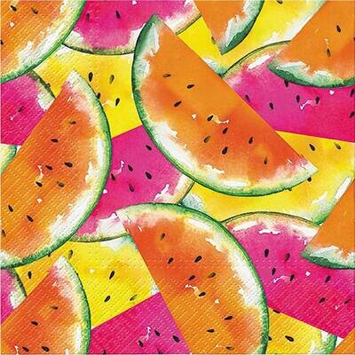 Decoupage Paper Napkins - Food & Drinks - Juicy Watermelons (1 Sheet)