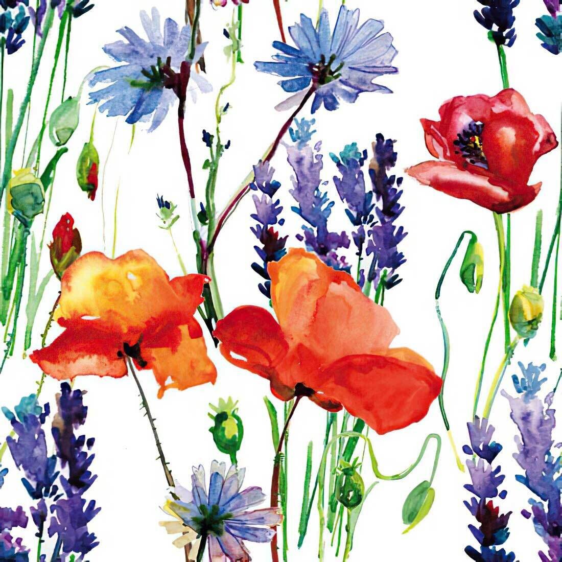 Decoupage Paper Napkins - Floral - Wild Summer Flowers