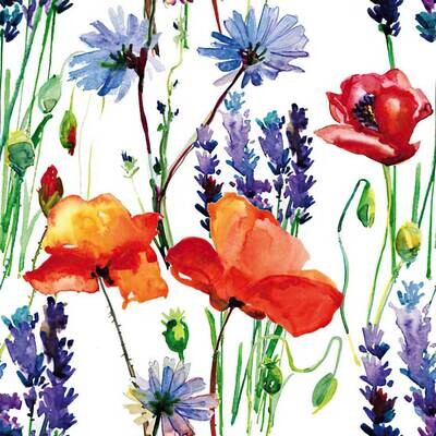 Decoupage Paper Napkins - Floral - Wild Summer Flowers