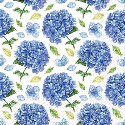 Decoupage Paper Napkins - Floral - Rhythmic Hydrangea (1 Sheet)