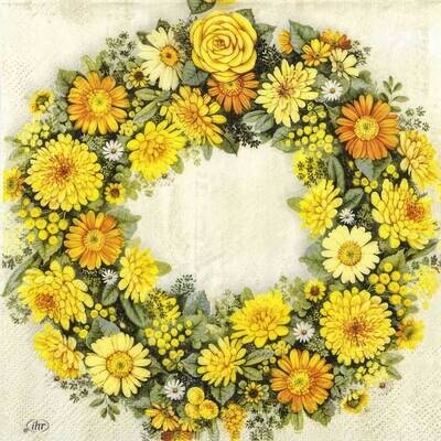 Decoupage Paper Napkins - Floral - Ora Lee Cream