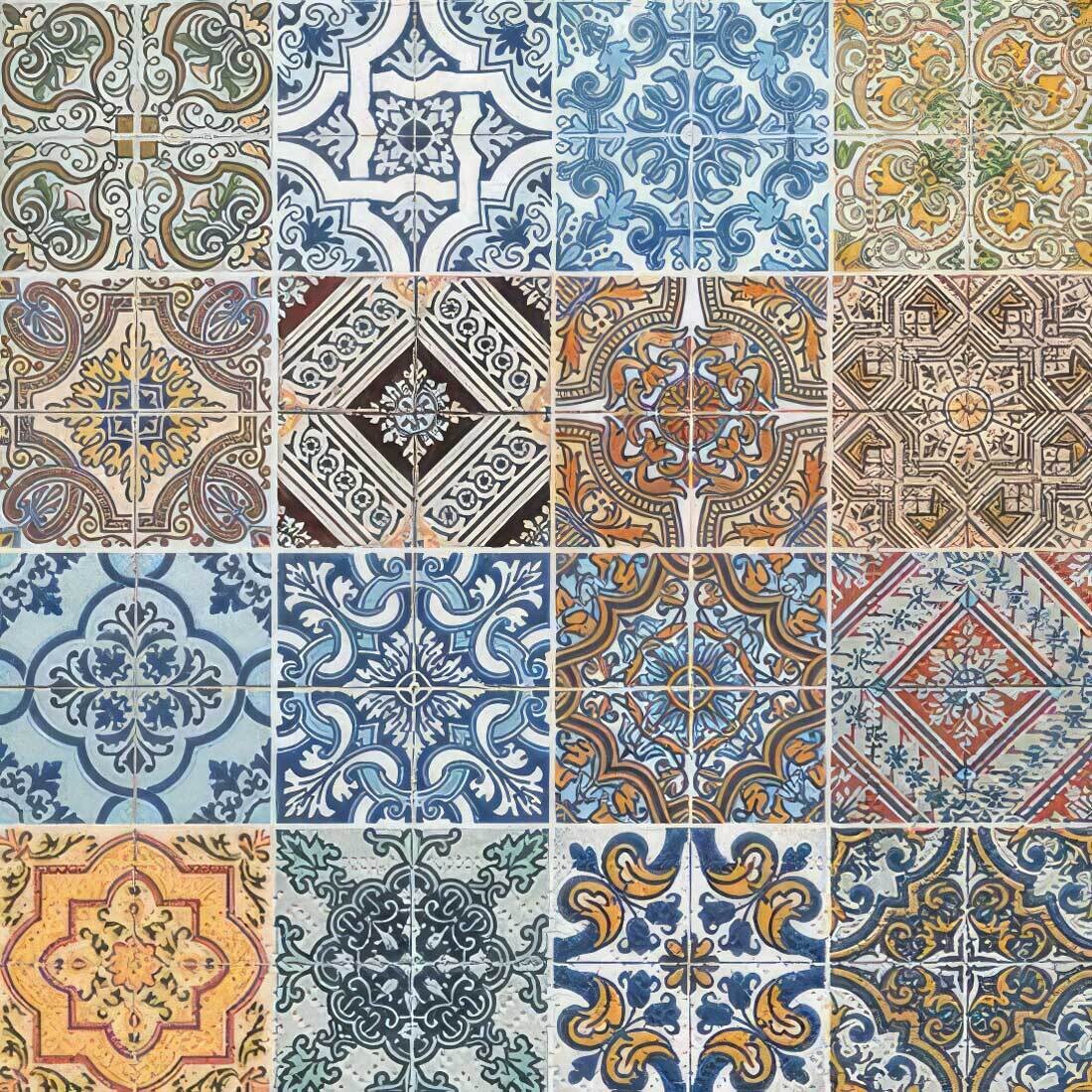 Decoupage Paper Napkins - Pattern - Tiles Mandala Square