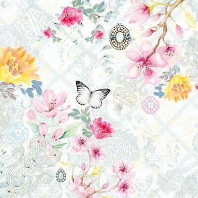 Decoupage Paper Napkins - Butterflies - Nina (1 Sheet)