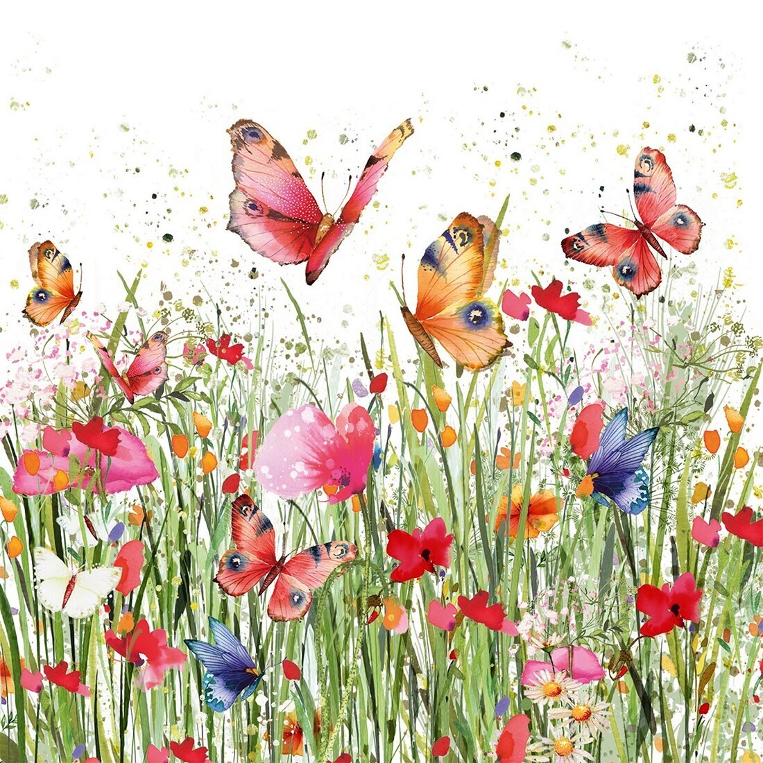 Decoupage Paper Napkins - Butterflies - Flowerfield
