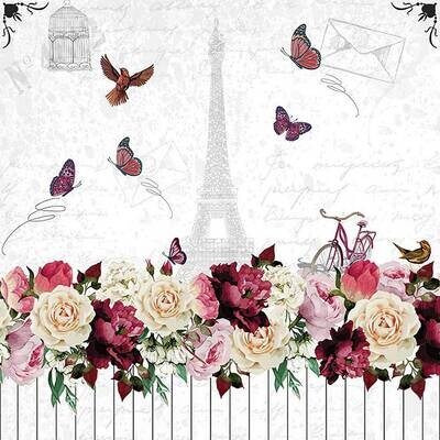 Decoupage Paper Napkins - Outdoor/Scenic - Romantic Paris