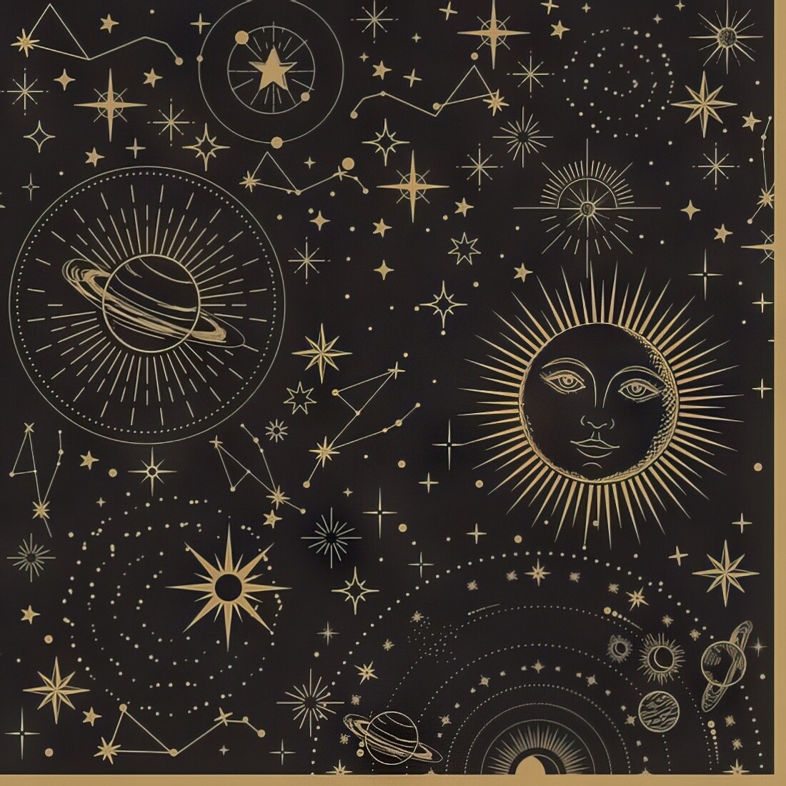 Decoupage Paper Napkins - Other - Celestial
