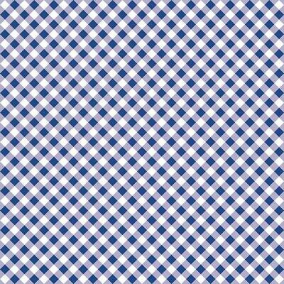 Decoupage Paper Napkins - Pattern - Diagonal Warm Navy Check