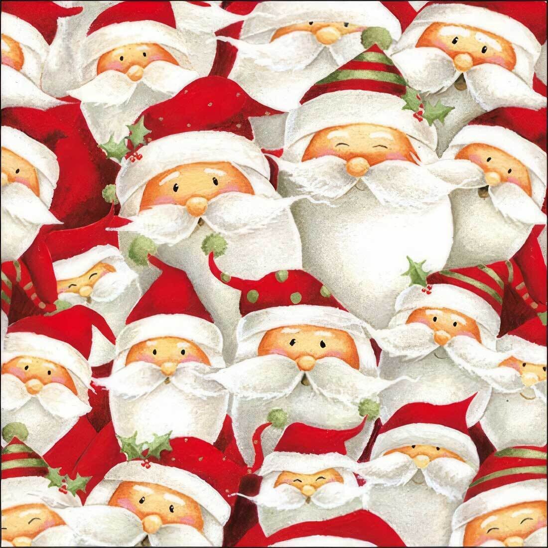 Decoupage Paper Napkins - Christmas/Xmas - Funny Santa