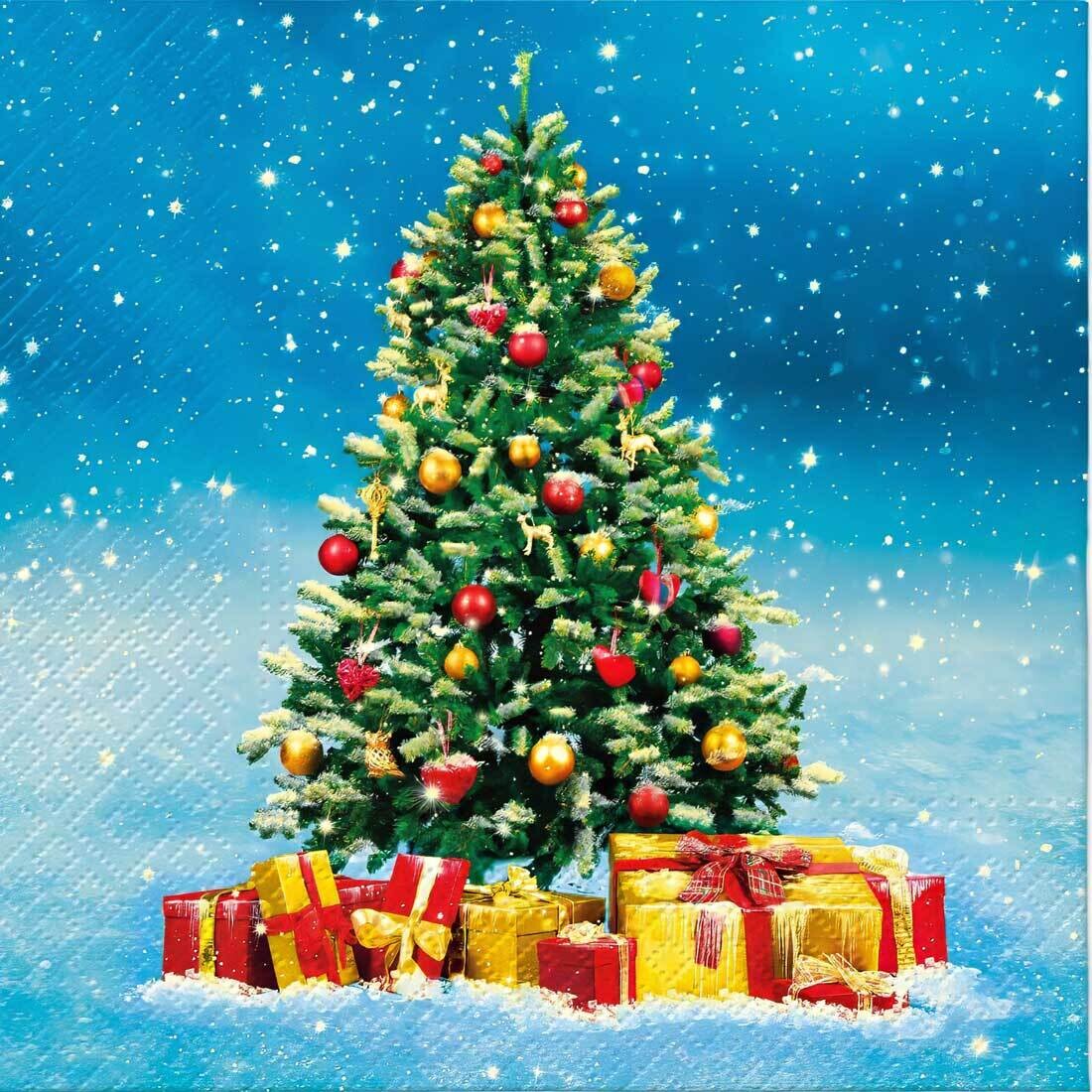 Decoupage Paper Napkins - Christmas/Xmas - Christmas Tree Gifts
