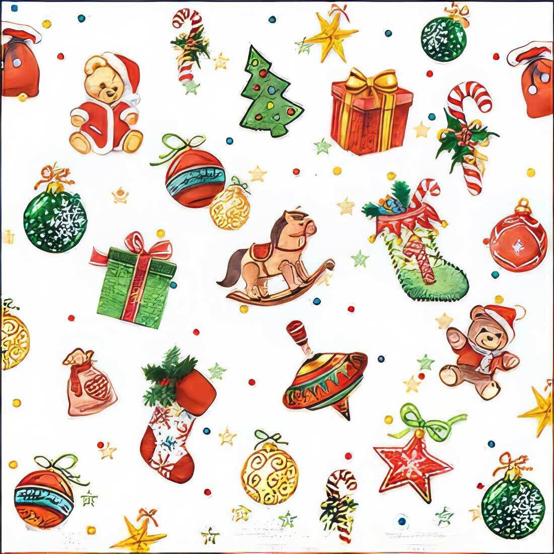 Decoupage Paper Napkins - Christmas/Xmas - Tree Decorations
