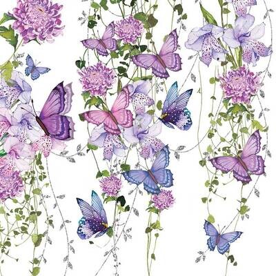 Decoupage Paper Napkins - Butterflies - Butterfly Splash