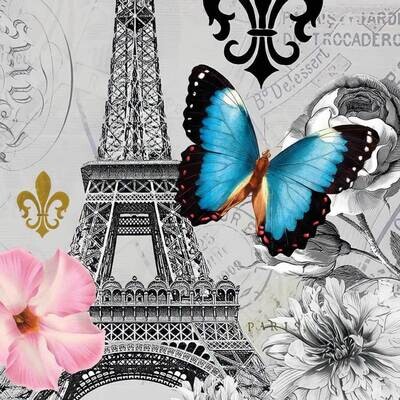 Decoupage Paper Napkins - Butterflies - Ici-Paris