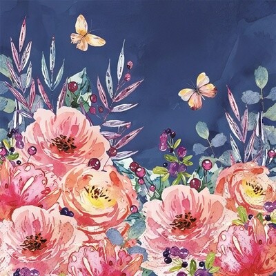 Decoupage Paper Napkins - Floral - Fleur