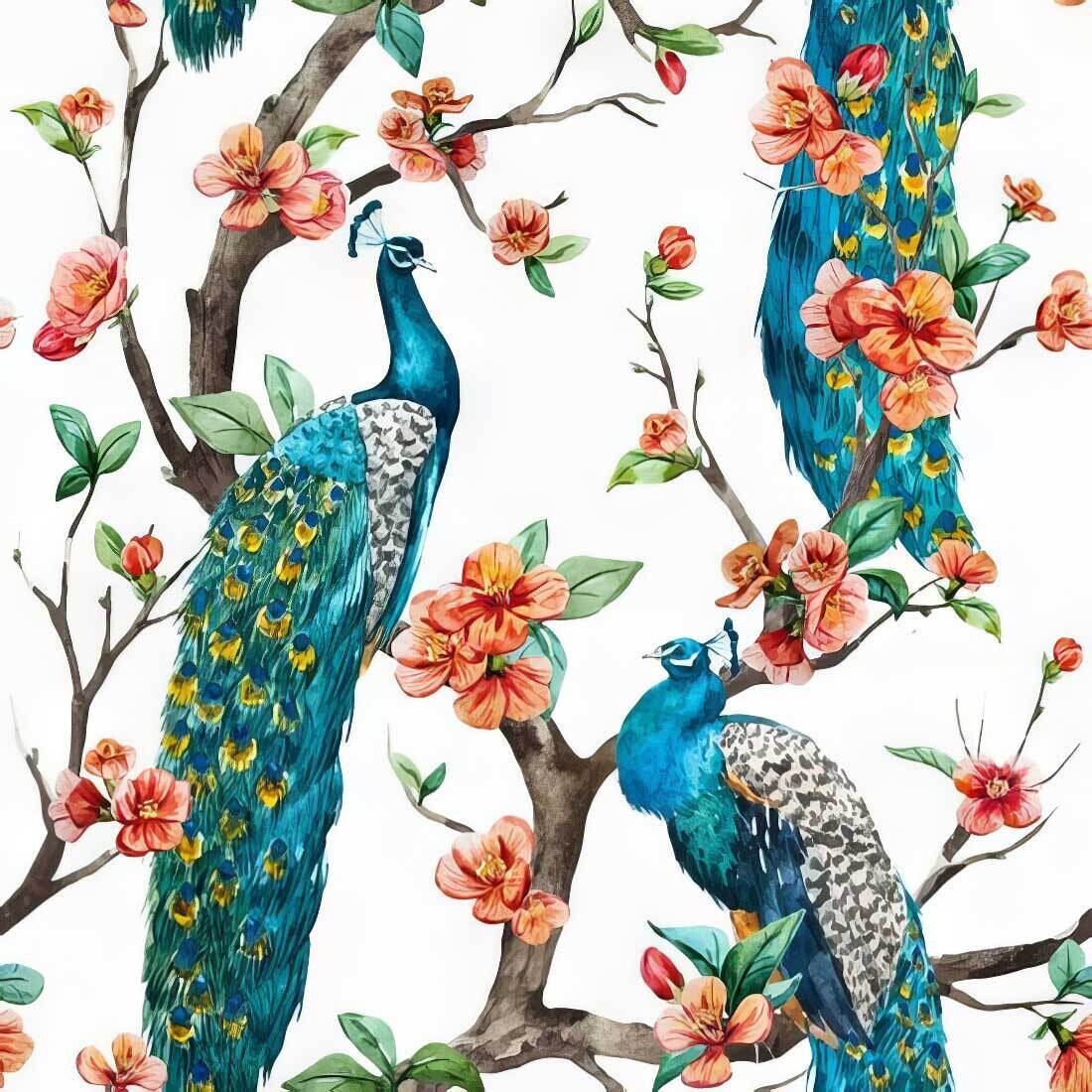 Decoupage Paper Napkins - Bird - Peacocks
