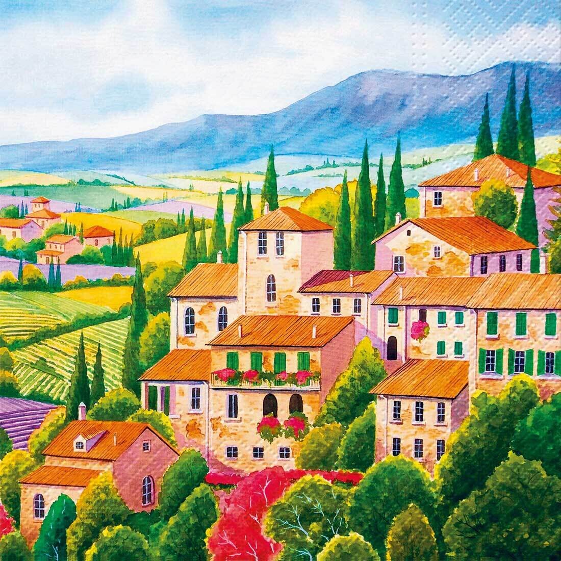 Decoupage Paper Napkins - Outdoor/Scenic - Italian Countryside