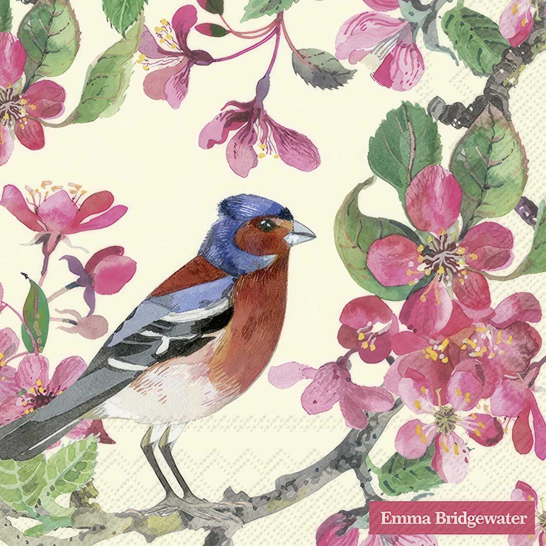 Decoupage Paper Napkins - Bird - Blossom Cream

Featuring a meticulously detailed illustration of a colorful bird nestled among vibrant cherry blossoms, this napkin captures the essence of spring in a sophisticated and elegant design. The delicate shades of pink, green, and blue create a harmonious blend of colors that bring a touch of nature&#39;s charm to your creative projects. Whether you&#39;re looking to add a touch of sophistication to your home décor, create personalized gifts, or simply enhance your craft projects, this Paper Napkin is the perfect choice. Its timeless design and superior quality will inspire your creativity and elevate your creations to new heights.