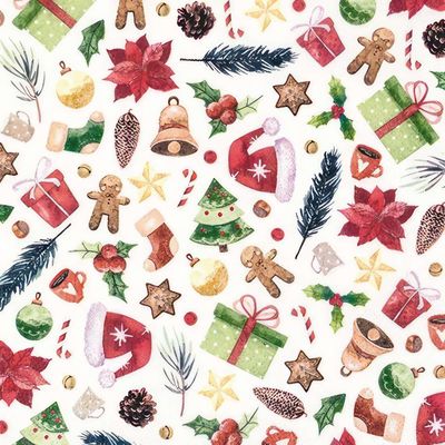 Decoupage Paper Napkins - Christmas/Xmas -Xmas Collection  (1 Sheet) Out of Stock