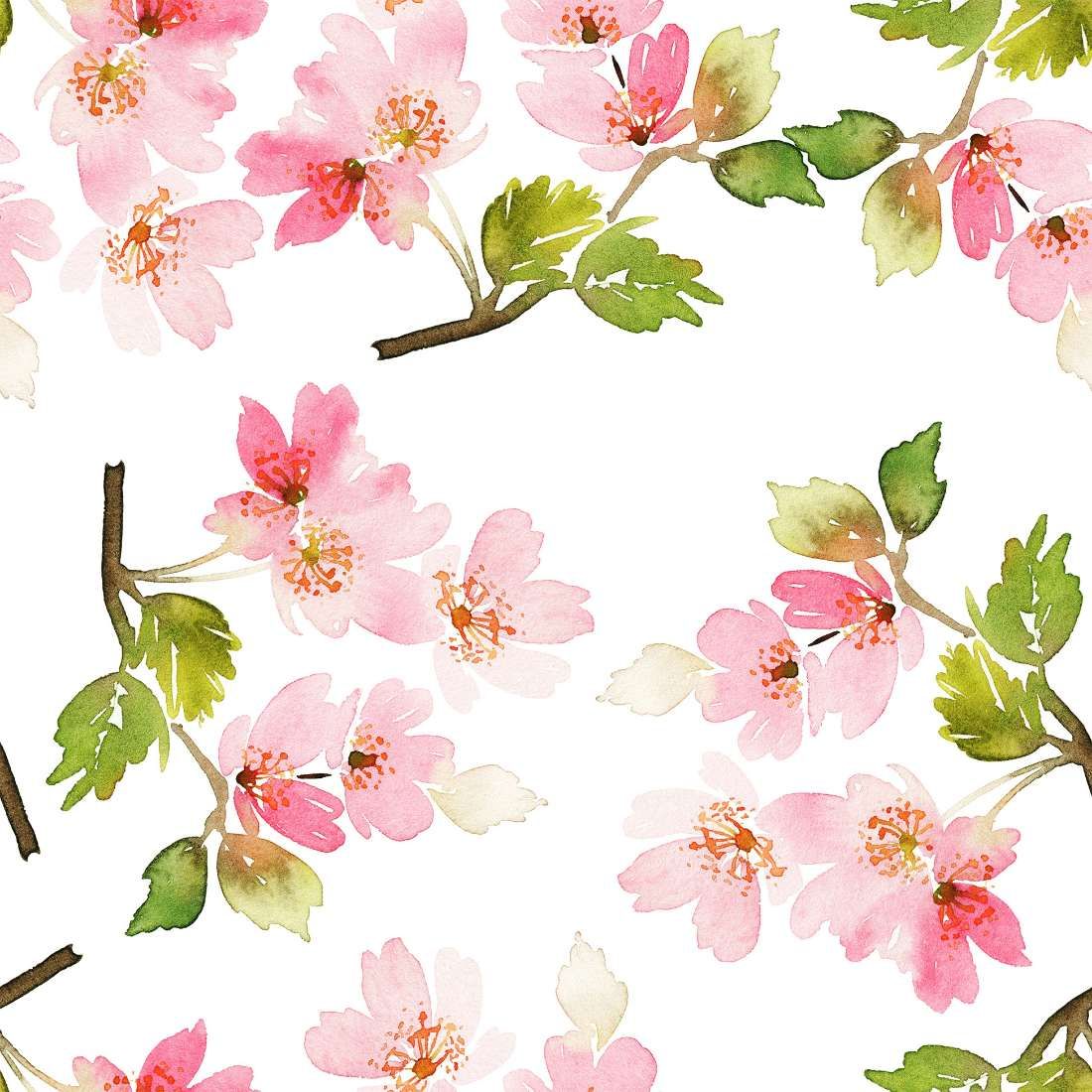 Spring Blossoms
This decoupage paper napkin features a delicate watercolor design of blooming cherry blossoms in soft pink hues, paired with vibrant green leaves. The gentle brushstroke style and scattered branch motifs create a light and airy composition, perfect for spring-themed crafting or adding a fresh and elegant touch to your projects.