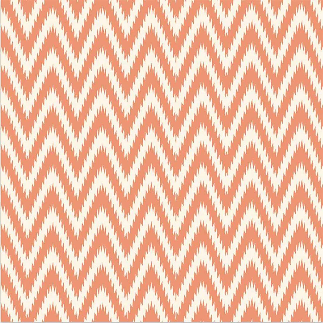 Decoupage Paper Napkins - Pattern - Ikat Orange (1 Sheet)
