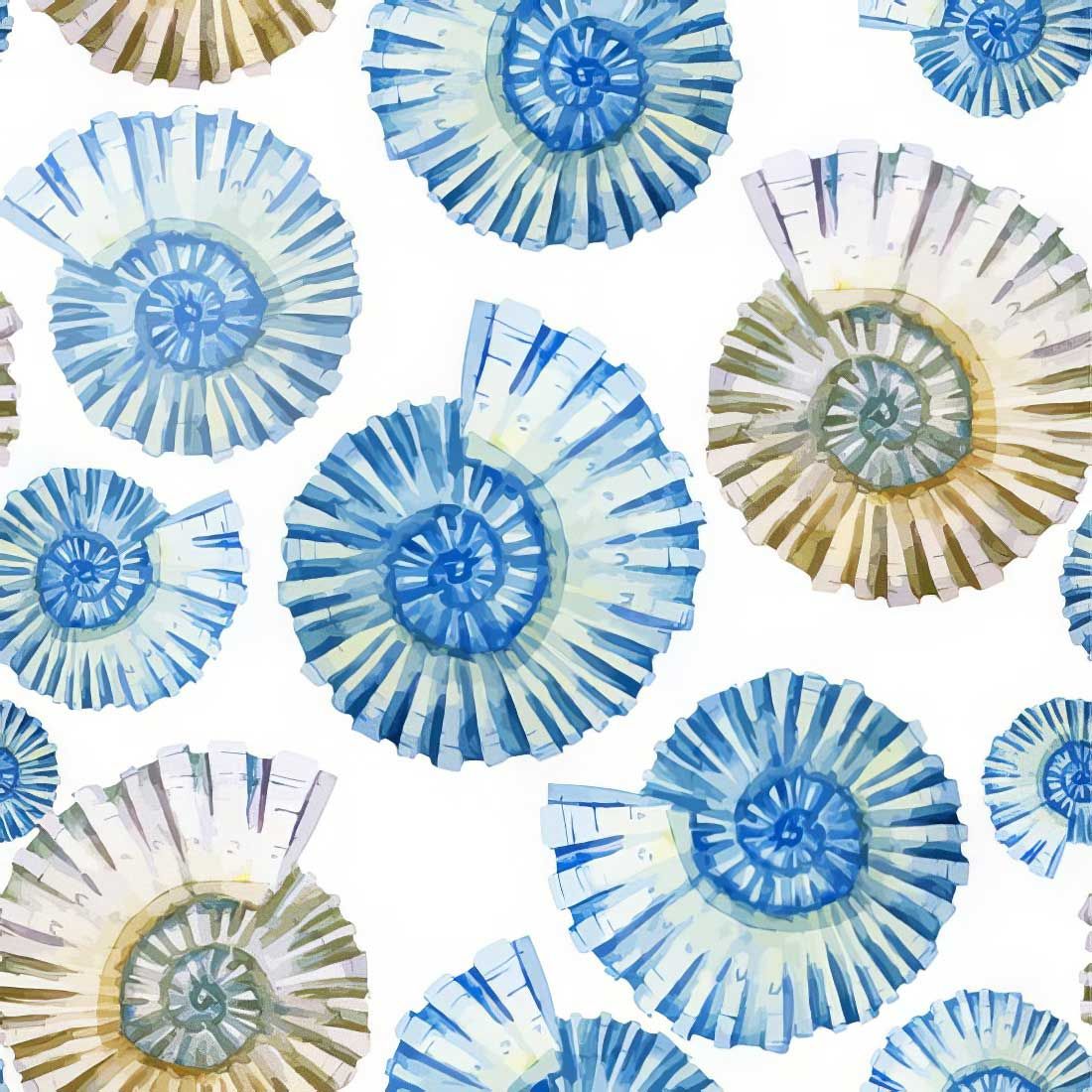 Decoupage Paper Napkins - Pattern - Ocean Shells (1 Sheet)