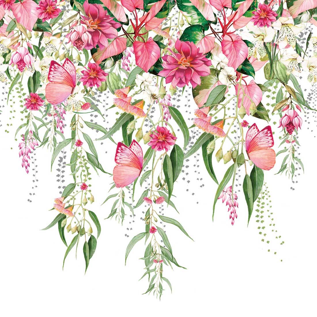 Decoupage Paper Napkins - Floral - Tiziana