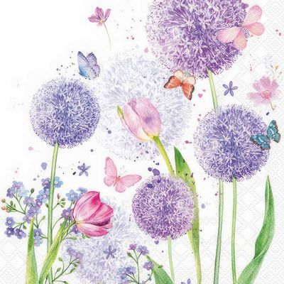 Decoupage Paper Napkins - Floral - Flower Beauty (1 Sheet)