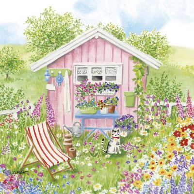 Decoupage Paper Napkins - Outdoor/Scenic - Maison Rose (1 Sheet)