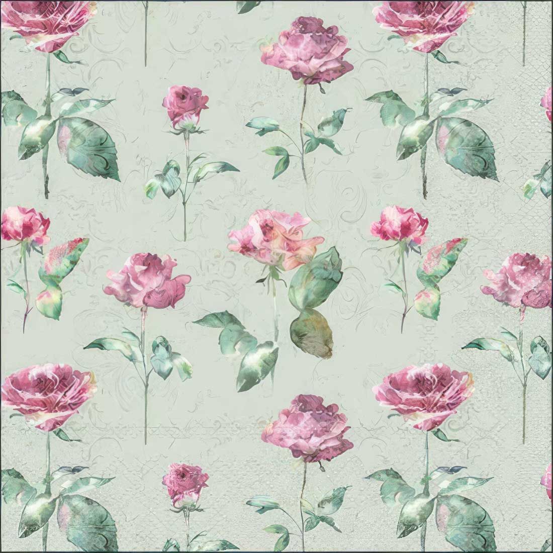 Decoupage Paper Napkins - Floral - Julia Green (1 Sheet)