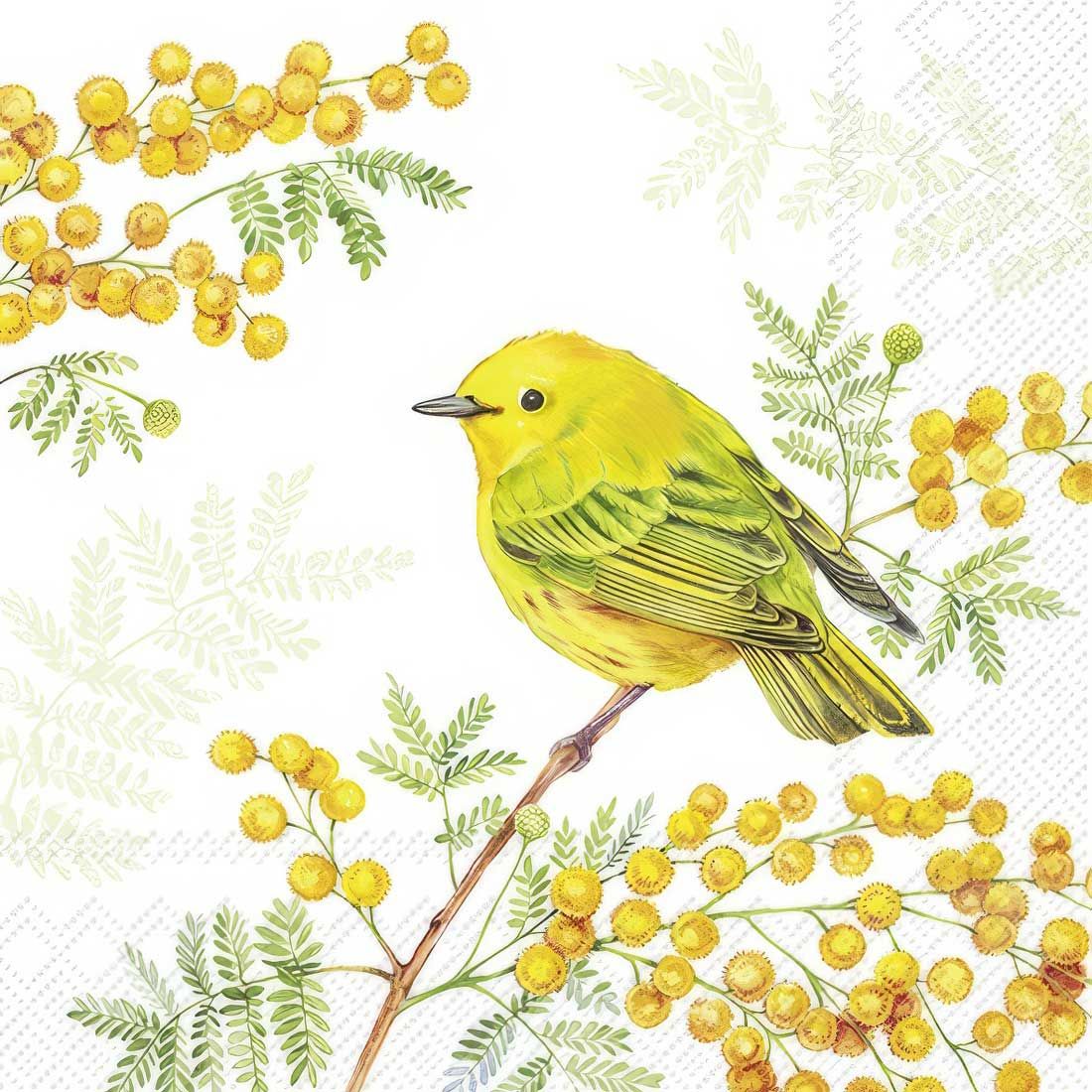 Decoupage Paper Napkins - Bird - Joy Of Spring (1 Sheet)