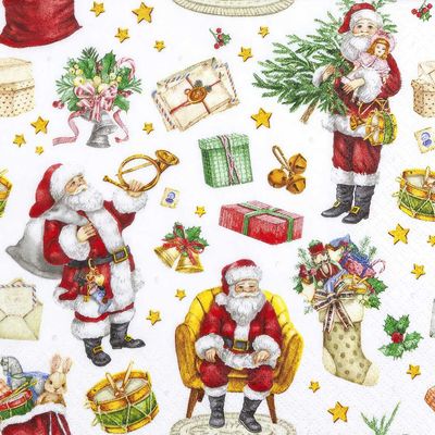 Decoupage Paper Napkins - Christmas/Xmas - Nostalgia (1 Sheet)
