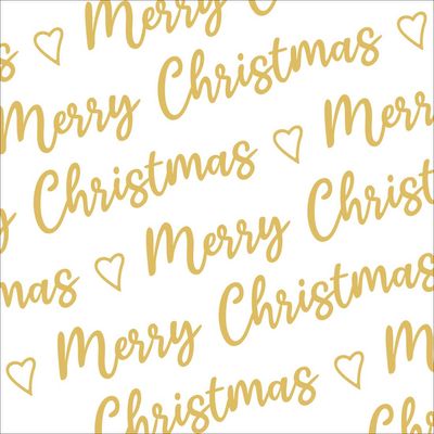 Decoupage Paper Napkins - Christmas/Xmas - Christmas Allover (1 Sheet)