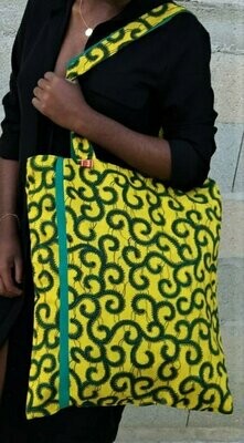 Tote Bag Green Serpenta