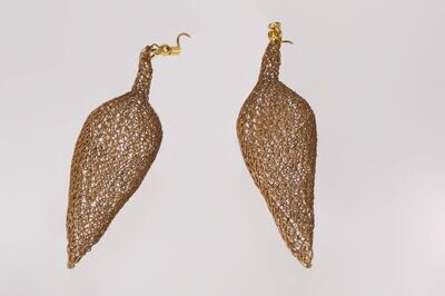 Boucles d'oreilles piment filetées claire