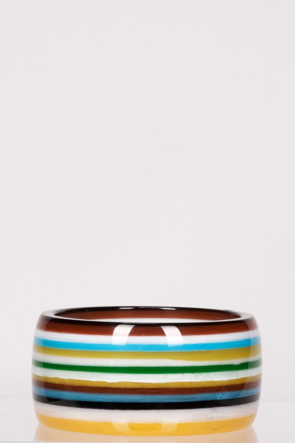 Bracelet de résine multicolore large