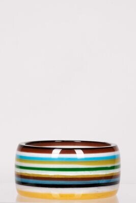 Bracelet de résine multicolore large