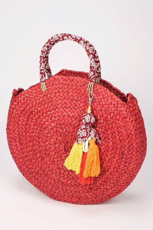 PANIER ROND FIBRE NATUREL