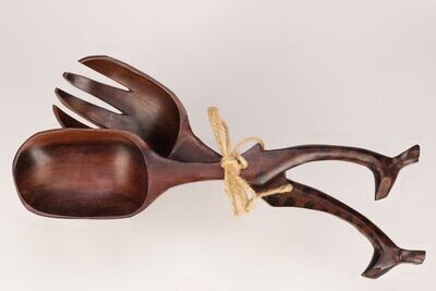CUILLERE ET FOURCHETT EN BOIS