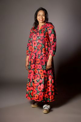 Robe Longue Coquelicot