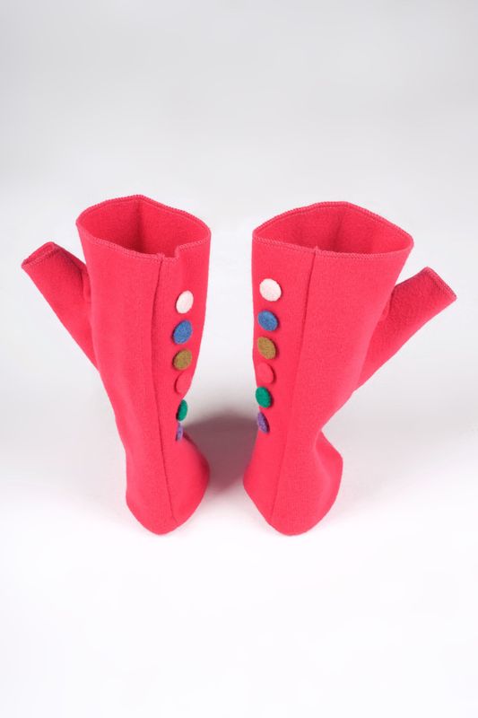 Mitaine Petits Boutons Multicolores