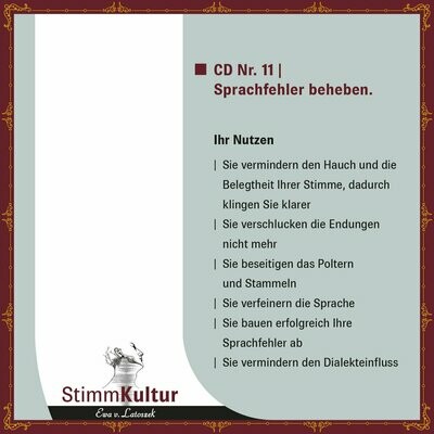 MP3 No11 Sprachfehler beheben. Ewa v. Latoszek