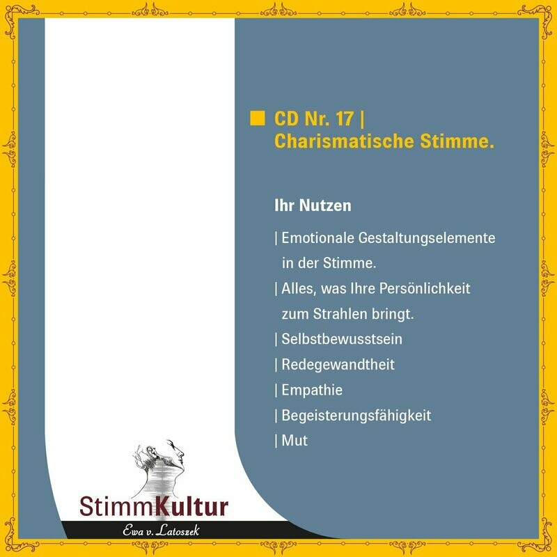 CD17 Charismatische Stimme. Ewa v. Latoszek CD17 Charismatische Stimme. Ewa v. Latoszek