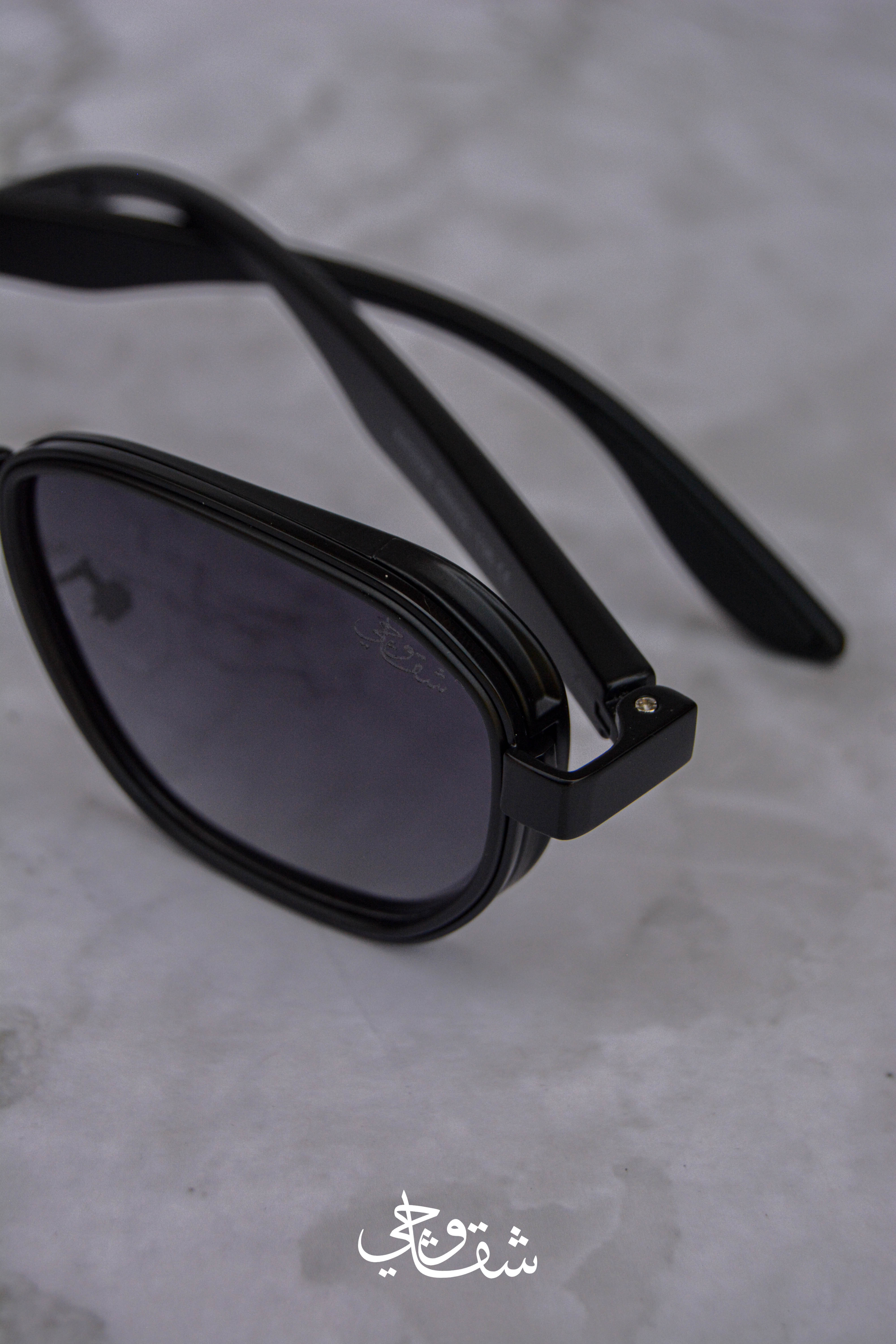 شقاوجي C320 نظارة شمسية مستقطبة عالية الجودة بعدسات متدرجة للجنسين - اسود