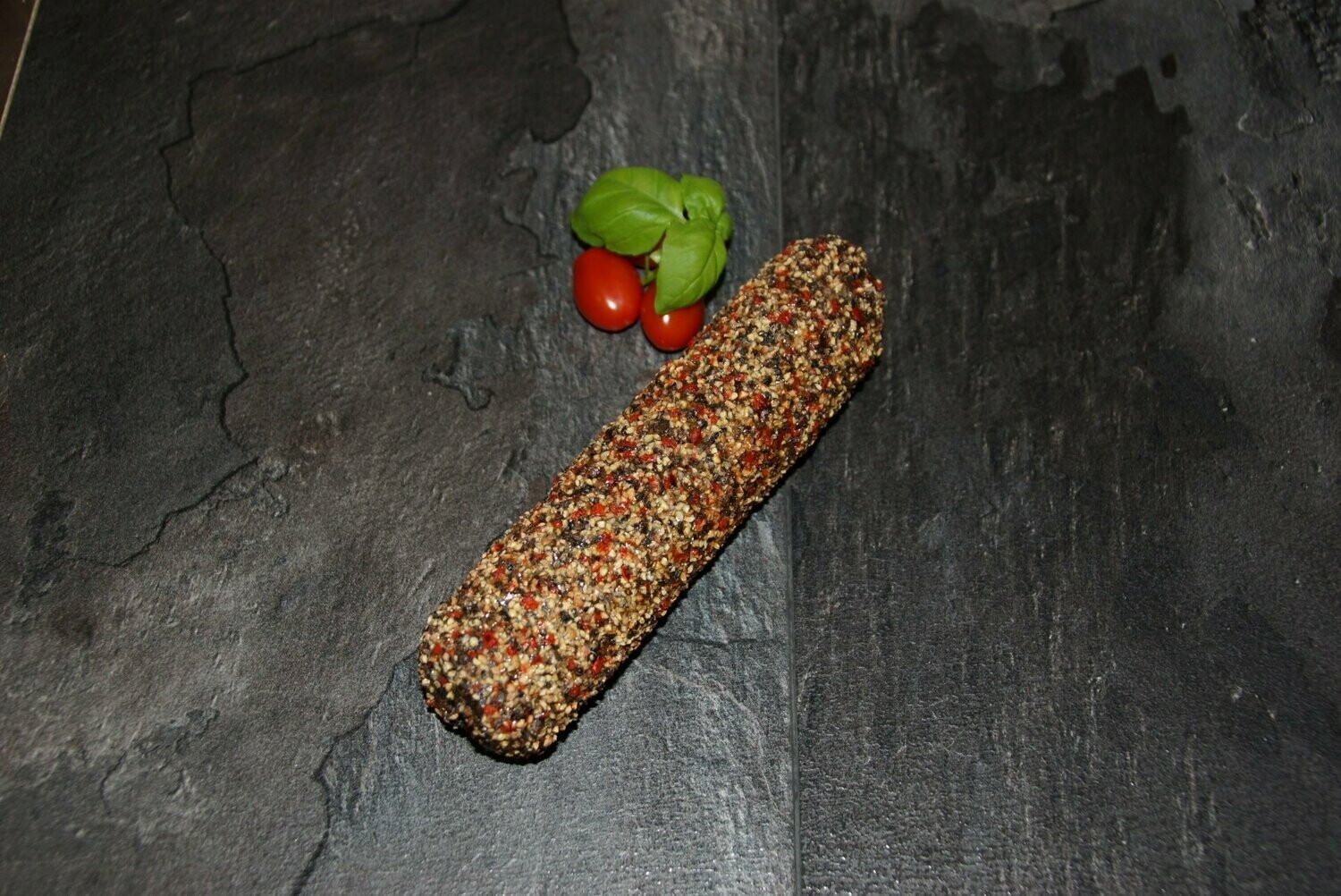 Wildsalami mit Pfefferrand