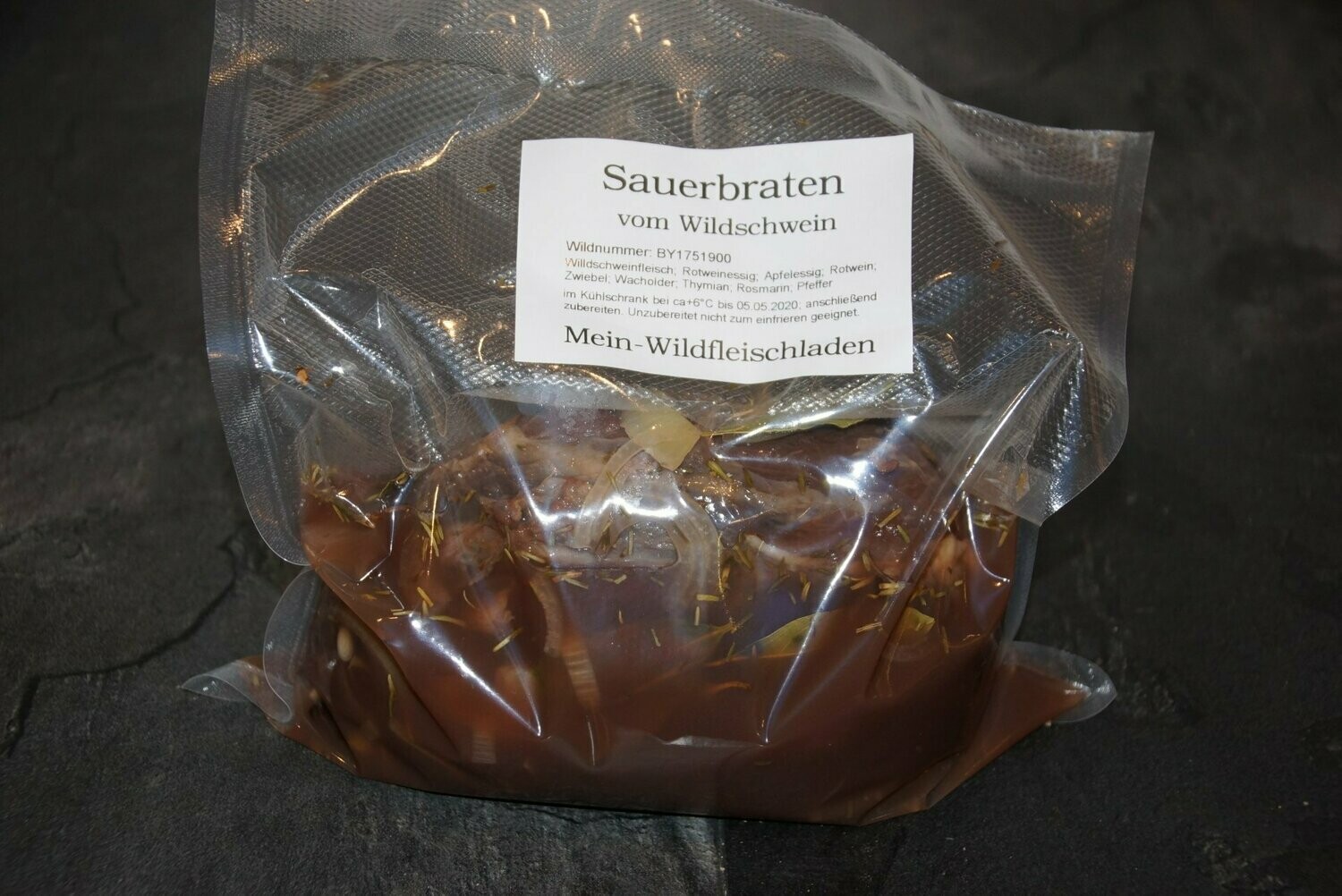 Sauerbraten vom Wildschwein Sauerbraten vom Wildschwein