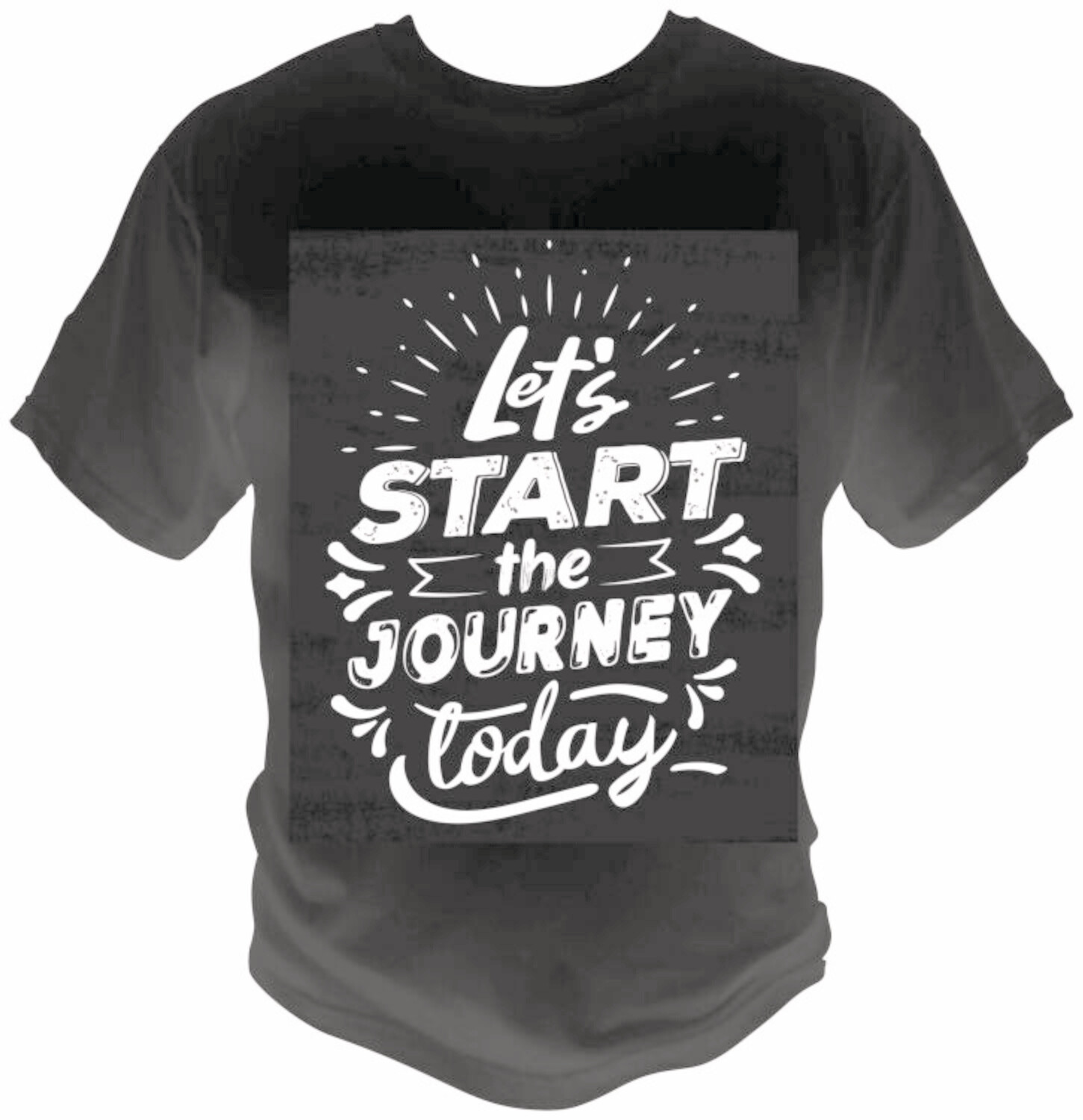Black Cotton Tshirt