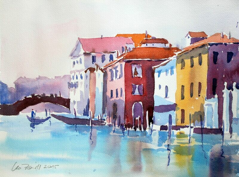 Aquarell, Venedig