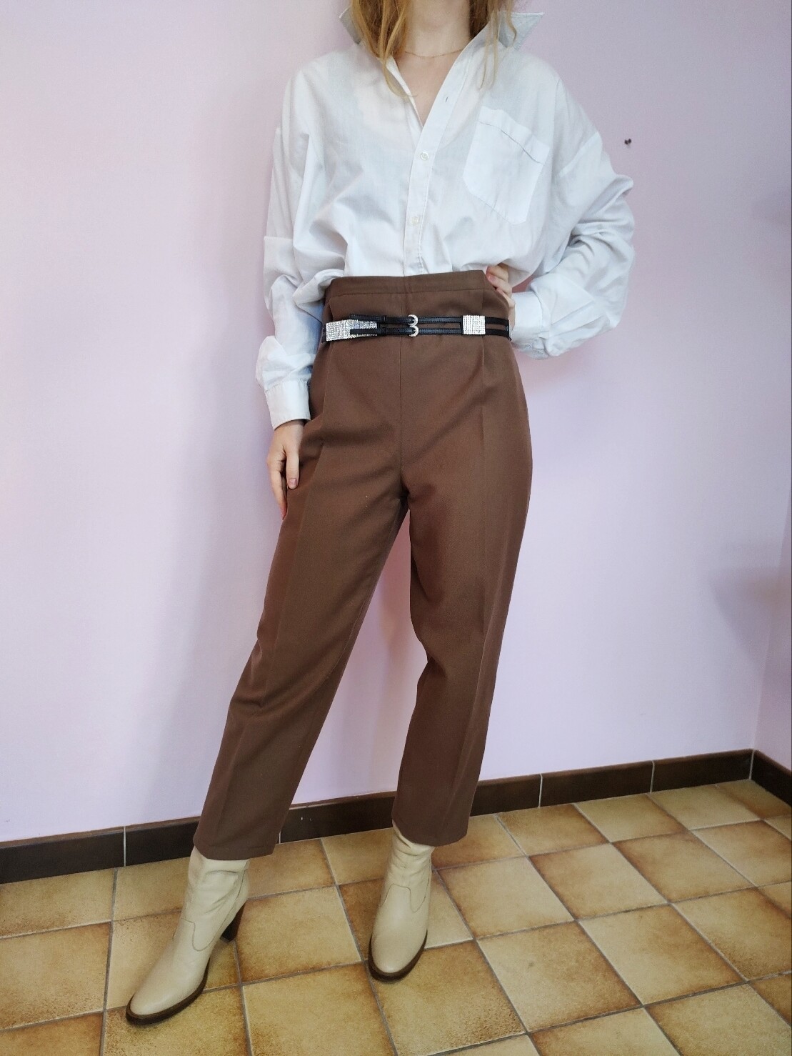 Vintage Couture: Brown trousers