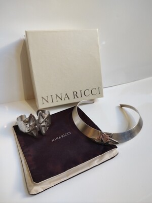 Nina Ricci choker + bracelet set