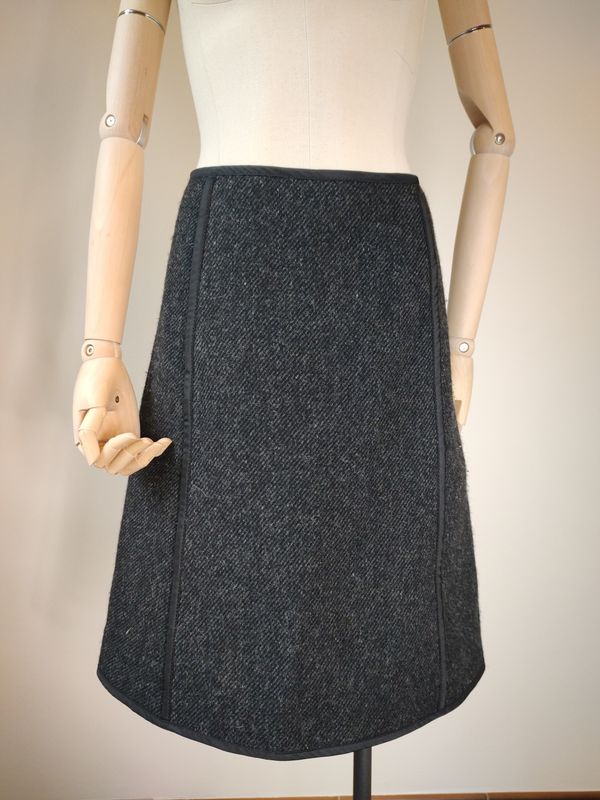 Prada grey skirt