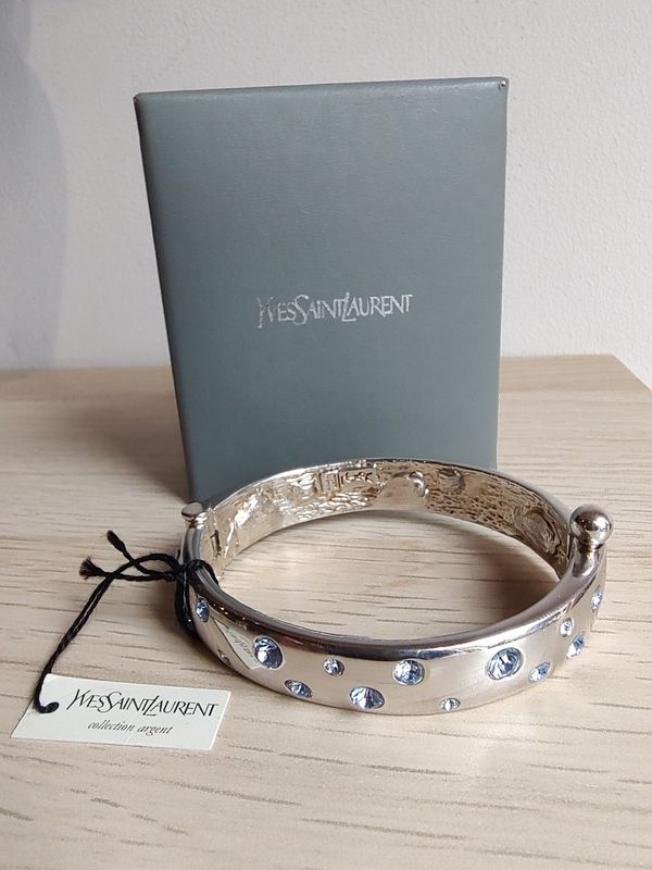 Yves Saint Laurent Silver Bangle
